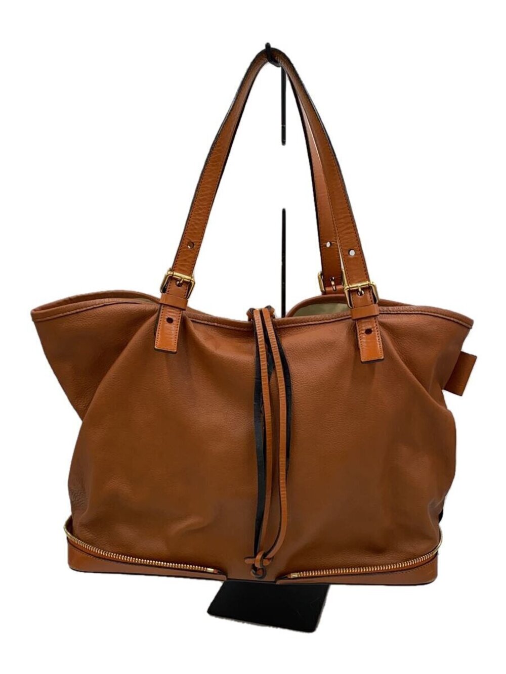 Chloe Travel Carry on Bag Leather Brown